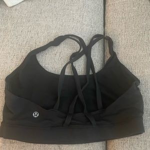 Lululemon black sports bra